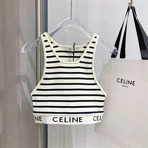 celine women's top|celine striped top.